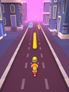 اسکرین شات بازی Deliveryman: running bike race 3D 7