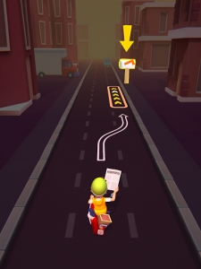 اسکرین شات بازی Deliveryman: running bike race 3D 8