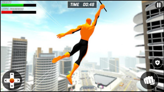 اسکرین شات بازی Rope Spider Ninja Hero: Las Vegas Crime City Fight 4