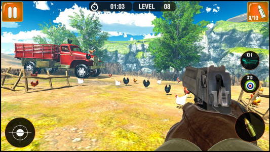 اسکرین شات بازی Wicked Chicken Gun Simulator 5