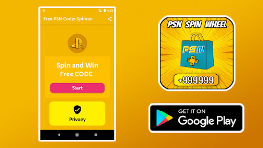 اسکرین شات برنامه Free Spinner PSN-Codes 3
