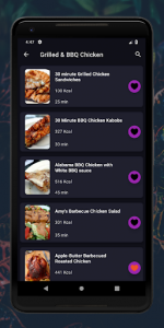 اسکرین شات برنامه Grilled Chicken Recipes & BBQ Chicken Recipes 2
