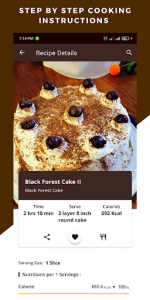 اسکرین شات برنامه Chocolate Cake Recipes: Homemade Chocolate Cake 3