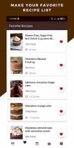 اسکرین شات برنامه Chocolate Cake Recipes: Homemade Chocolate Cake 8