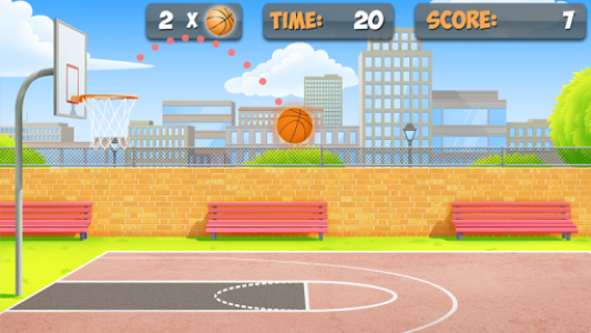 اسکرین شات بازی Free Throw Basketball 1