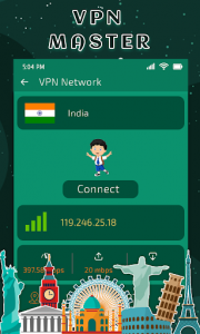 اسکرین شات برنامه VPN Master 4