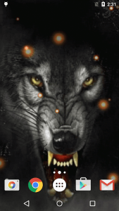 اسکرین شات برنامه Werewolf Wallpaper 2