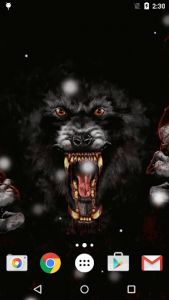 اسکرین شات برنامه Werewolf Wallpaper 1