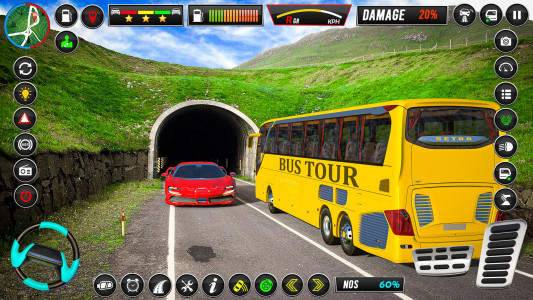 اسکرین شات بازی US City Bus Driving: Bus Games 4