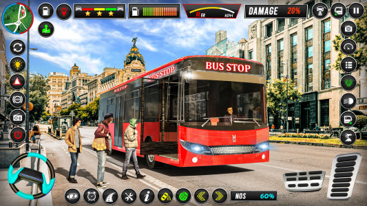 اسکرین شات بازی US City Bus Driving: Bus Games 5