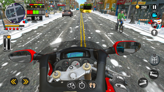 اسکرین شات بازی Moto Rider: Bike Taxi Racing 1