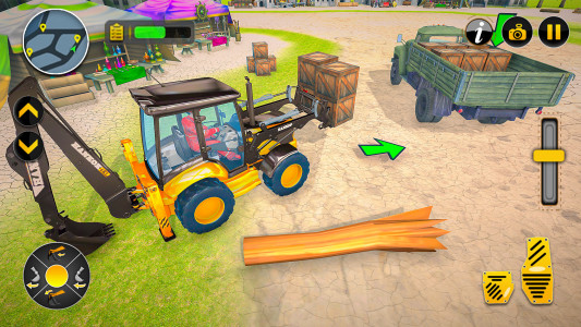 اسکرین شات بازی Village Excavator JCB Games 6