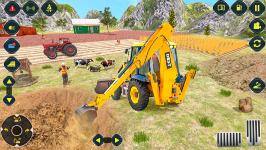 اسکرین شات 2 بازی Village Excavator JCB Games