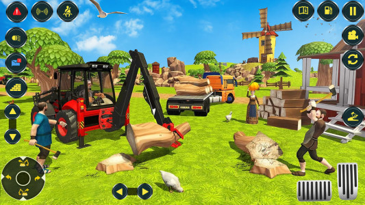 اسکرین شات 5 بازی Village Excavator JCB Games
