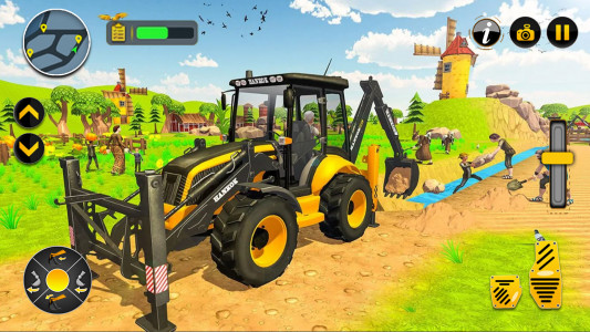 اسکرین شات بازی Village Excavator JCB Games 4