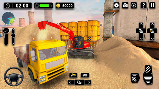 اسکرین شات بازی Heavy Sand Excavator 3D Sim 3