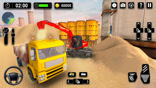 اسکرین شات 3 بازی Heavy Sand Excavator 3D Sim