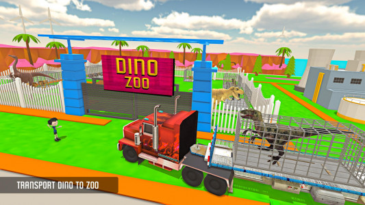 اسکرین شات بازی Zoo Dinosaur Animal Transport 3