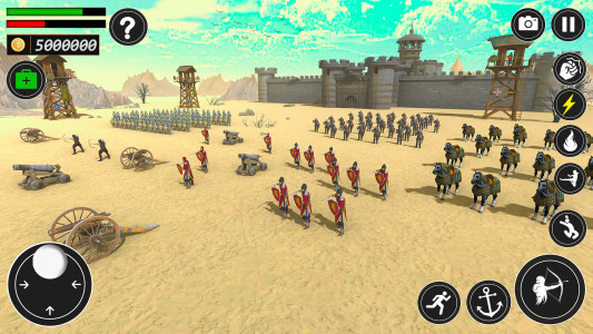 اسکرین شات بازی Castle Wall Defense: War Games 2