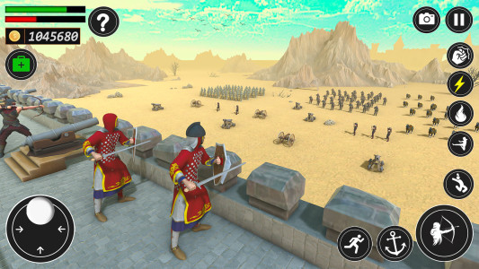 اسکرین شات 1 بازی Castle Wall Defense: War Games