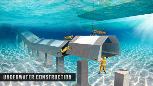 اسکرین شات بازی Underwater Road Builder: Bridge Construction 2020 3