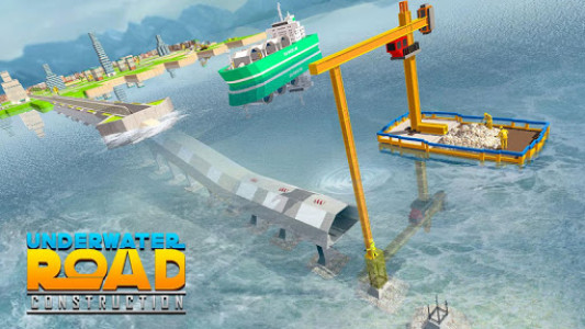 اسکرین شات بازی Underwater Road Builder: Bridge Construction 2020 4