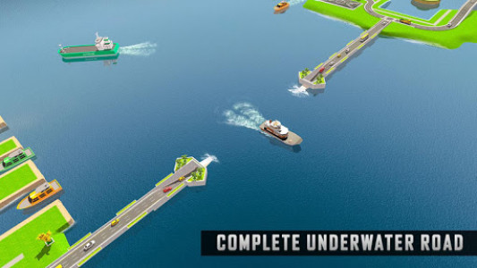 اسکرین شات بازی Underwater Road Builder: Bridge Construction 2020 5