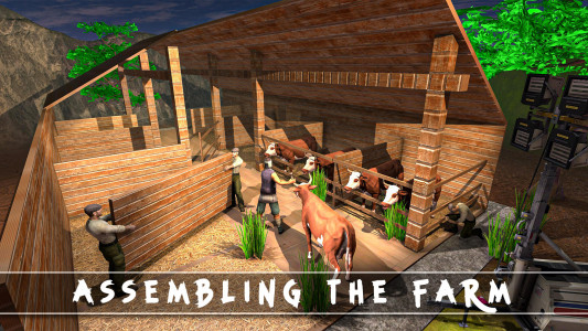 اسکرین شات بازی Cattle Farm House Construction 3
