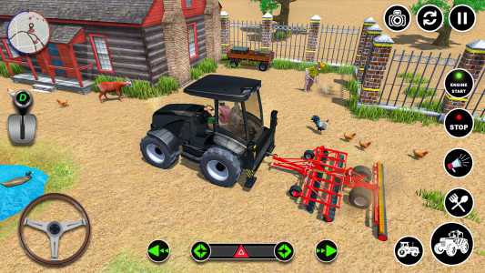 اسکرین شات بازی Farming Games: Tractor Game 3D 3