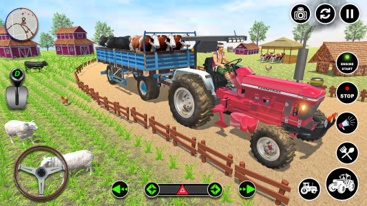 اسکرین شات بازی Farming Games: Tractor Game 3D 2