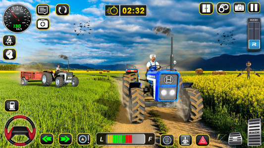 اسکرین شات بازی Farming Games: Tractor Game 3D 1