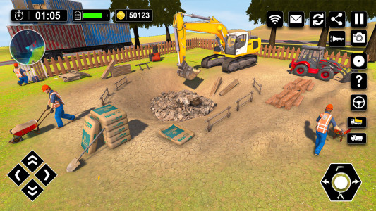 اسکرین شات 1 بازی Wood House Construction Game