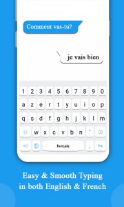 اسکرین شات برنامه French Keyboard 1