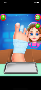 اسکرین شات بازی Nail foot doctor hospital game 4