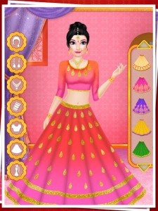 اسکرین شات بازی Indian doll marriage - wedding bride fashion salon 4