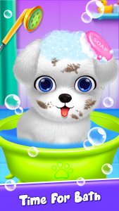 اسکرین شات 1 بازی My Cute Puppy Daycare Salon