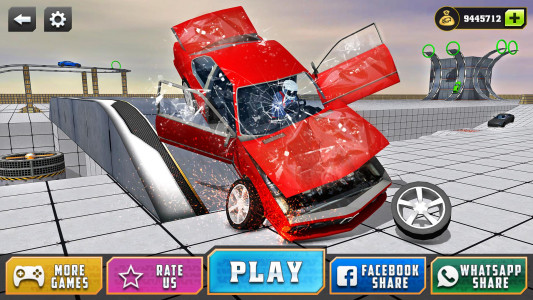 اسکرین شات برنامه Derby Car Crash Stunts 1