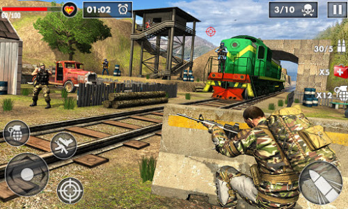 اسکرین شات بازی Commando Cover Shooting Strike 1