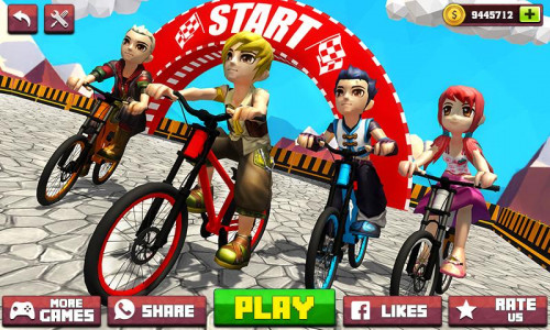 اسکرین شات برنامه Fearless BMX Rider 1