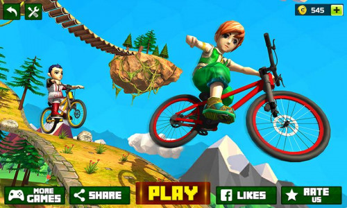 اسکرین شات 1 بازی Fearless BMX Bicycle Stunts