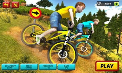 اسکرین شات بازی MTB Off road Bike Rider 2020 1