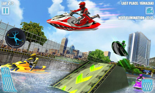 اسکرین شات برنامه Water Jet Ski Boat Racing 3D 4