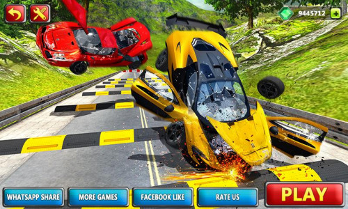 اسکرین شات برنامه Speed Bump Crash Challenge 201 1