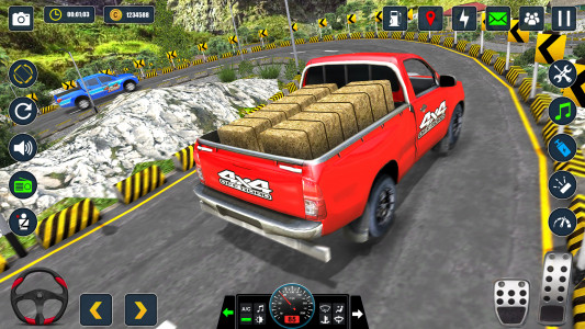 اسکرین شات 1 برنامه Offroad Pickup Truck Cargo Sim