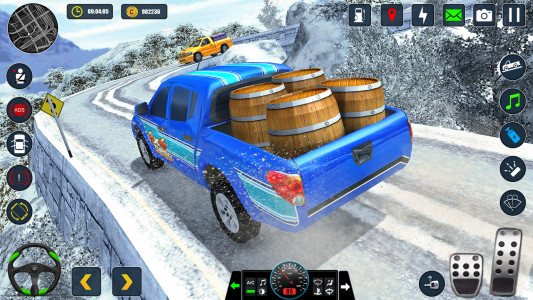 اسکرین شات 2 برنامه Offroad Pickup Truck Cargo Sim