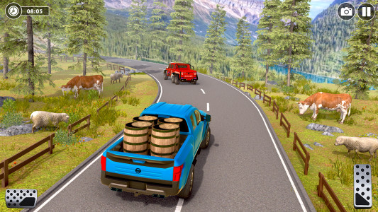 اسکرین شات 6 برنامه Offroad Pickup Truck Cargo Sim