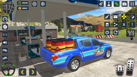 اسکرین شات 5 برنامه Offroad Pickup Truck Cargo Sim