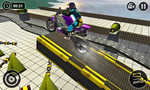 اسکرین شات برنامه Beach Motorbike Stunts Master  3