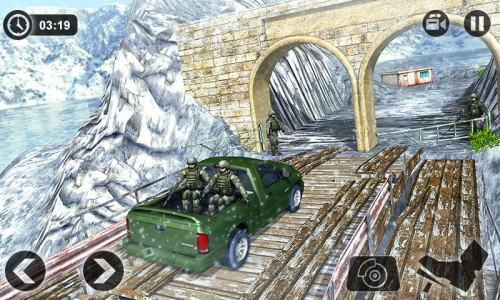 اسکرین شات برنامه Offroad Army Cargo Driving 4