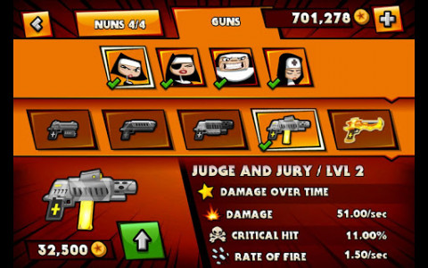 اسکرین شات بازی Nun Attack 2